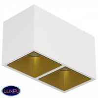 Накладной светодиодный светильник LeDron KUBING 2 White Gold